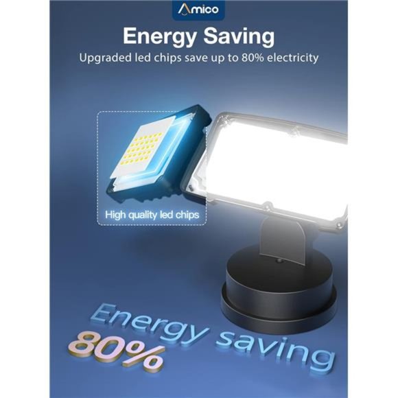 LED Flood Lights Outdoor 3500LM Security Light, 30W Bright Outdoor Flood Light - Picture 5 of 5